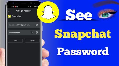 Open your <strong>Snapchat</strong>. . Snapchat password finder